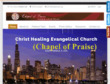 Tablet Screenshot of chapel-praise.org